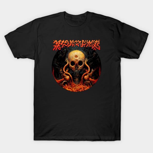 Nightmare Metal T-Shirt by Tim Molloy Art